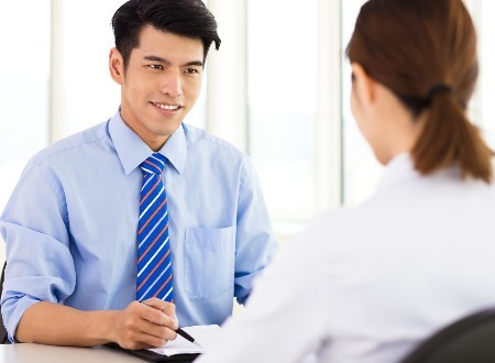 Employer Holding an Interview
